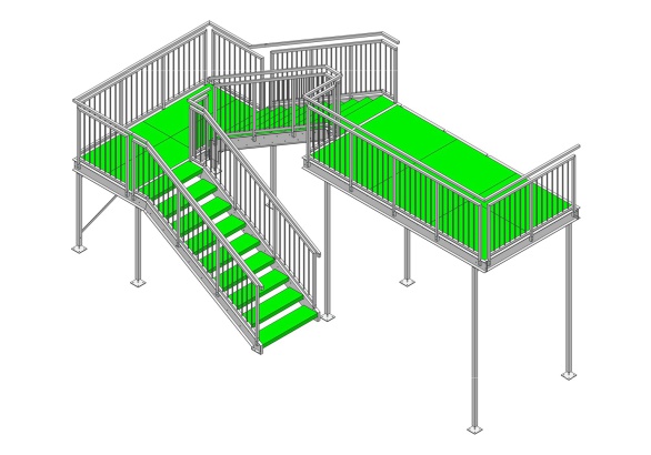 Container Treppenanlage